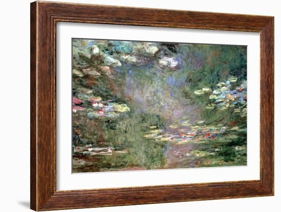 Water Lilies, C1925-Claude Monet-Framed Giclee Print