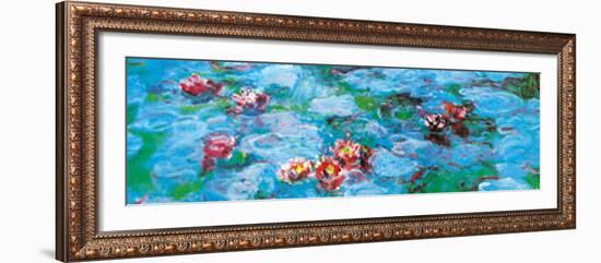 Water Lilies (detail)-Claude Monet-Framed Art Print