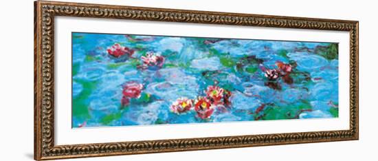 Water Lilies (detail)-Claude Monet-Framed Art Print