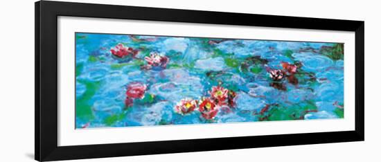 Water Lilies (detail)-Claude Monet-Framed Art Print