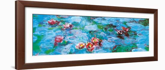 Water Lilies (detail)-Claude Monet-Framed Art Print