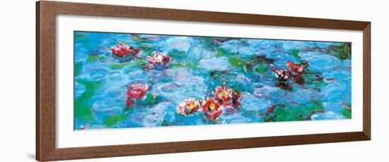 Water Lilies (detail)-Claude Monet-Framed Art Print