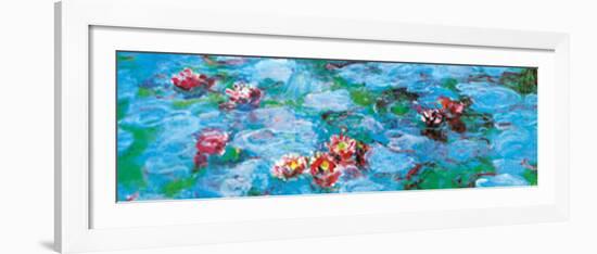 Water Lilies (detail)-Claude Monet-Framed Art Print