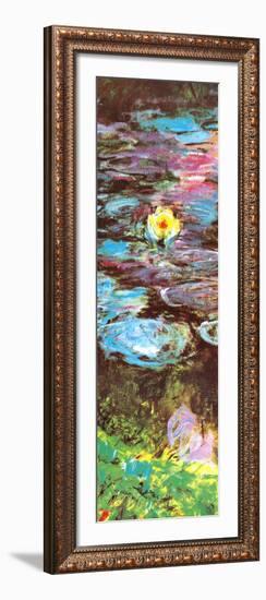 Water Lilies (detail)-Claude Monet-Framed Art Print