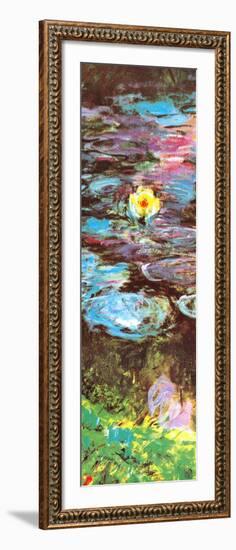 Water Lilies (detail)-Claude Monet-Framed Art Print