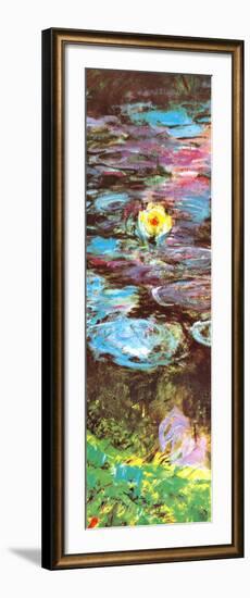 Water Lilies (detail)-Claude Monet-Framed Art Print