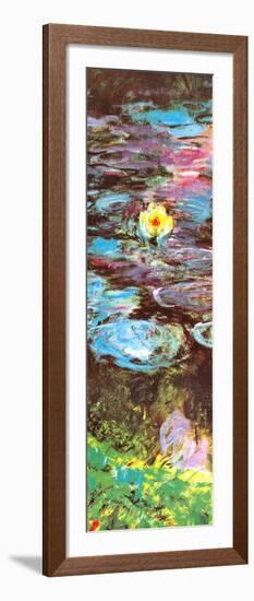 Water Lilies (detail)-Claude Monet-Framed Art Print