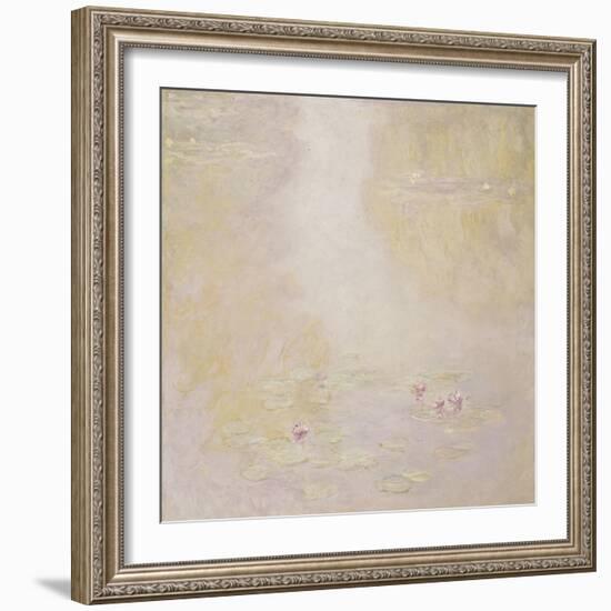 Water Lilies, Giverny, 1908-Claude Monet-Framed Giclee Print