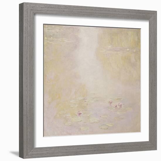 Water Lilies, Giverny, 1908-Claude Monet-Framed Giclee Print