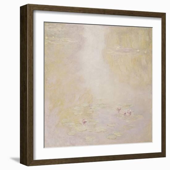 Water Lilies, Giverny, 1908-Claude Monet-Framed Giclee Print