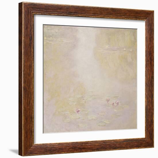 Water Lilies, Giverny, 1908-Claude Monet-Framed Giclee Print