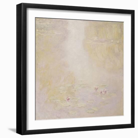 Water Lilies, Giverny, 1908-Claude Monet-Framed Giclee Print