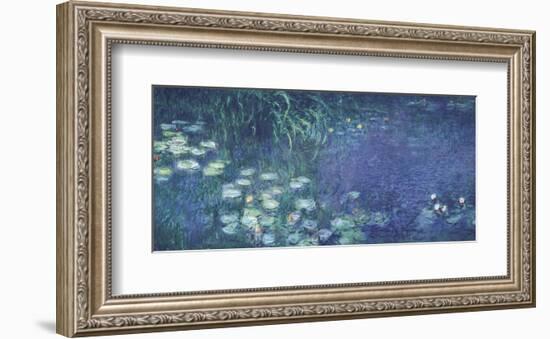 Water Lilies: Morning-Claude Monet-Framed Art Print