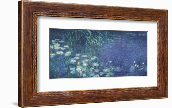 Water Lilies: Morning-Claude Monet-Framed Art Print