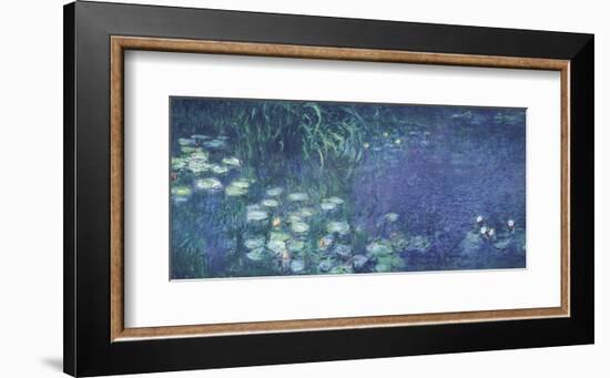 Water Lilies: Morning-Claude Monet-Framed Art Print