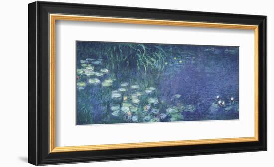 Water Lilies: Morning-Claude Monet-Framed Art Print