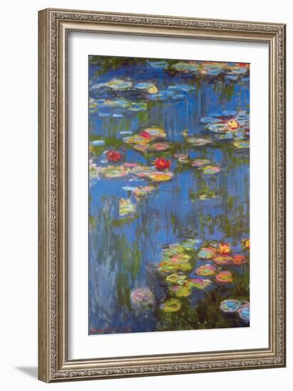 Water Lilies No. 3-Claude Monet-Framed Art Print