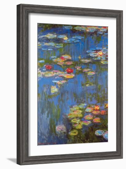 Water Lilies No. 3-Claude Monet-Framed Art Print