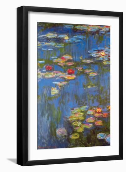 Water Lilies No. 3-Claude Monet-Framed Art Print