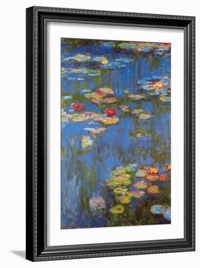 Water Lilies No. 3-Claude Monet-Framed Art Print