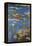 Water Lilies No. 3-Claude Monet-Framed Stretched Canvas