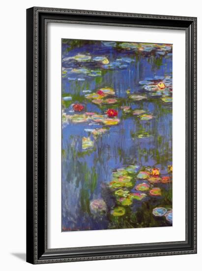 Water Lilies No. 3-Claude Monet-Framed Art Print