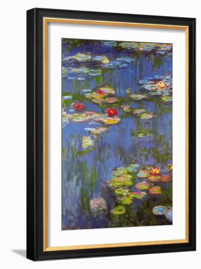 Water Lilies No. 3-Claude Monet-Framed Art Print