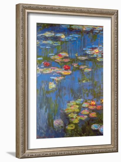 Water Lilies No. 3-Claude Monet-Framed Art Print