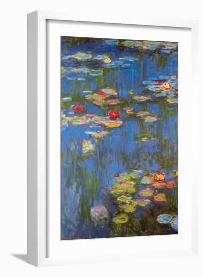 Water Lilies No. 3-Claude Monet-Framed Art Print