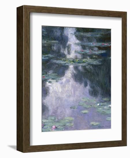 Water Lilies (Nymphéa), 1907-Claude Monet-Framed Giclee Print