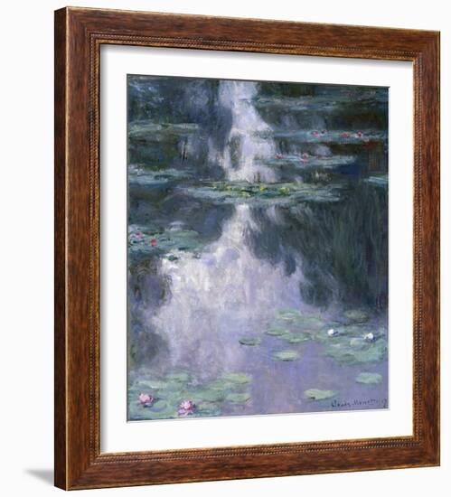 Water Lilies (Nympheas), 1907-Claude Monet-Framed Giclee Print