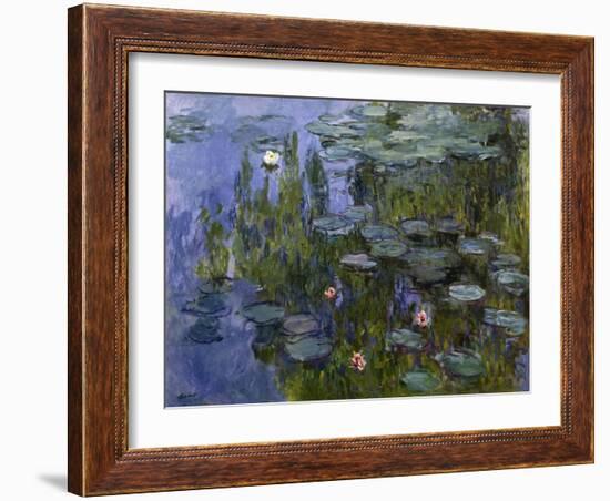 Water Lilies (Nympheas), 1918/1921-Claude Monet-Framed Giclee Print