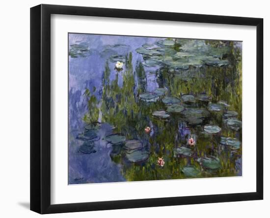 Water Lilies (Nympheas), 1918/1921-Claude Monet-Framed Giclee Print