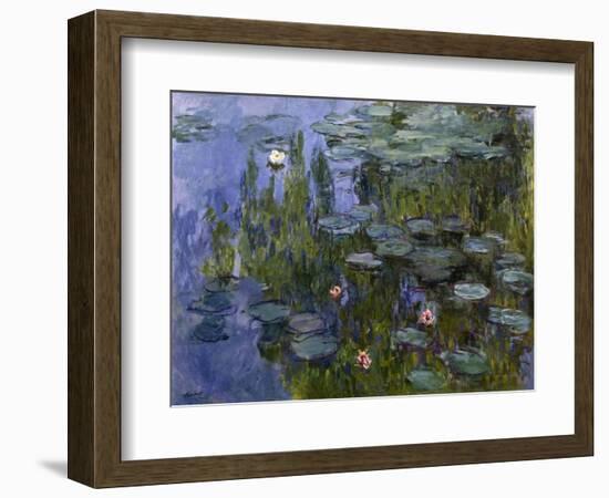 Water Lilies (Nympheas), 1918/1921-Claude Monet-Framed Giclee Print