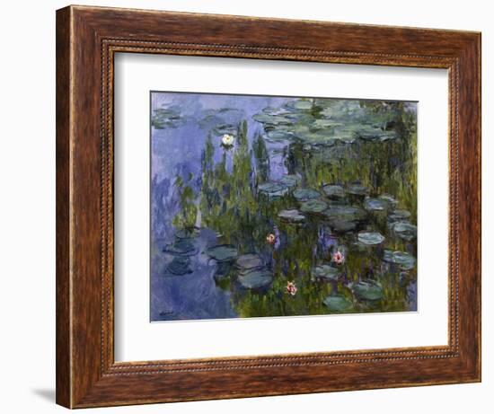 Water Lilies (Nympheas), 1918/1921-Claude Monet-Framed Giclee Print