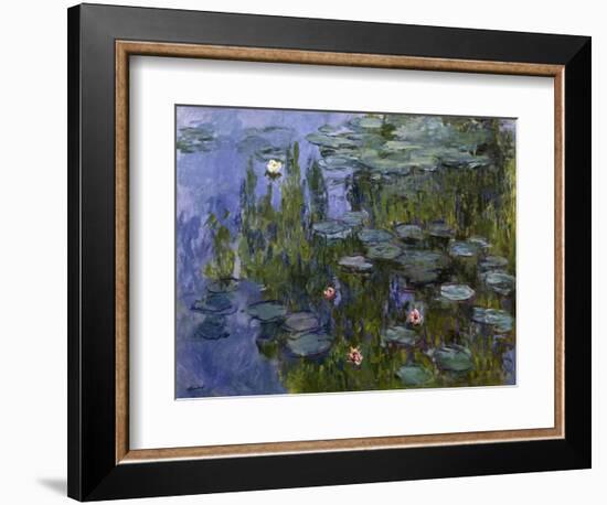 Water Lilies (Nympheas), 1918/1921-Claude Monet-Framed Giclee Print