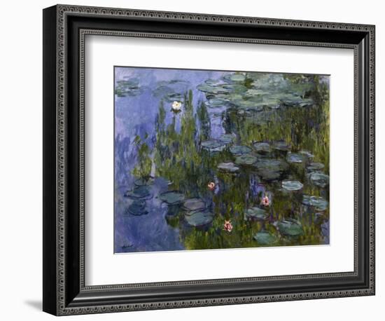 Water Lilies (Nympheas), 1918/1921-Claude Monet-Framed Giclee Print