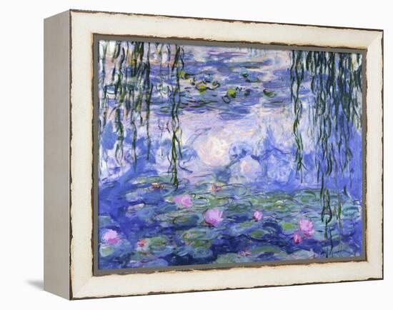 Water Lilies (Nymphéas), c.1916-Claude Monet-Framed Stretched Canvas