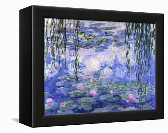 Water Lilies (Nymphéas), c.1916-Claude Monet-Framed Stretched Canvas