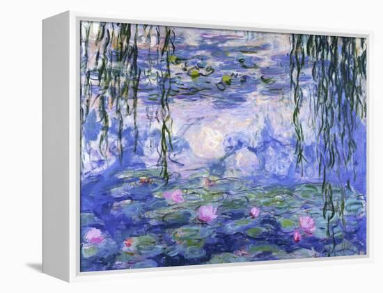 Water Lilies (Nymphéas), c.1916-Claude Monet-Framed Stretched Canvas