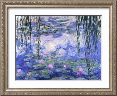 Claude Monet 1916 Womens High Waist Water Yoga Yogalicious
