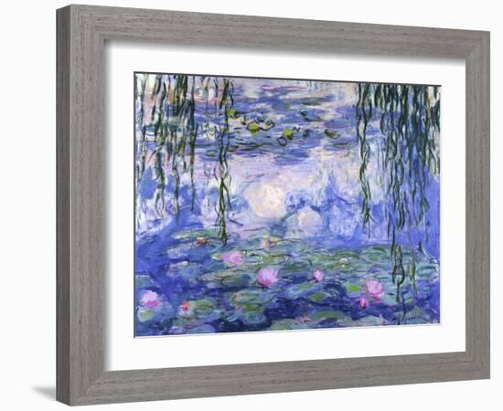 Water Lilies (Nymphéas), c.1916-Claude Monet-Framed Art Print