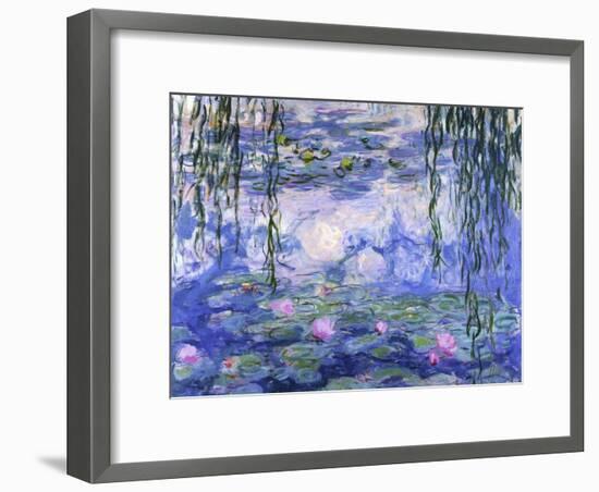 Water Lilies (Nymphéas), c.1916-Claude Monet-Framed Art Print