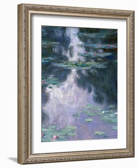 Water Lilies (Nympheas)-Claude Monet-Framed Giclee Print