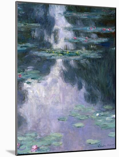 Water Lilies (Nympheas)-Claude Monet-Mounted Giclee Print