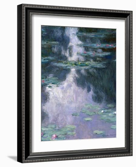 Water Lilies (Nympheas)-Claude Monet-Framed Giclee Print