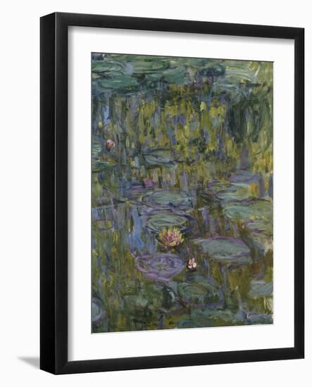 Water Lilies, Nympheas-Claude Monet-Framed Giclee Print