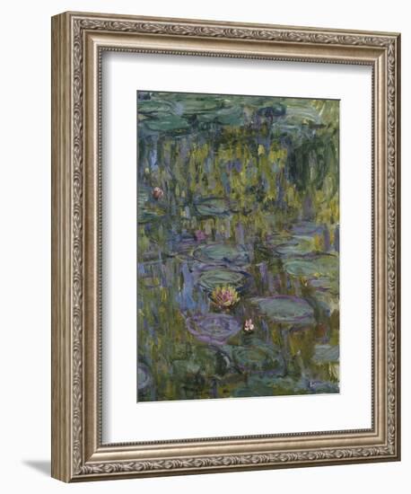 Water Lilies, Nympheas-Claude Monet-Framed Giclee Print