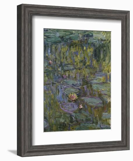 Water Lilies, Nympheas-Claude Monet-Framed Giclee Print