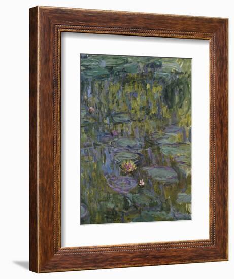 Water Lilies, Nympheas-Claude Monet-Framed Giclee Print